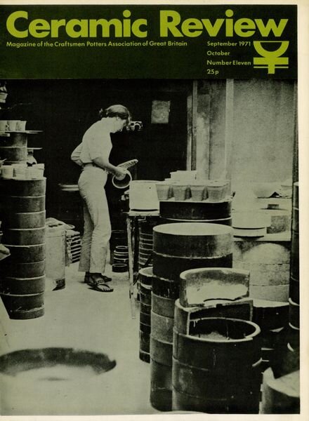 Ceramic Review – Sepember – October 1971 Cover