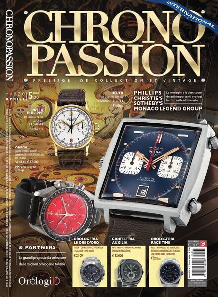 Chrono Passion – Marzo-Aprile 2021 Cover