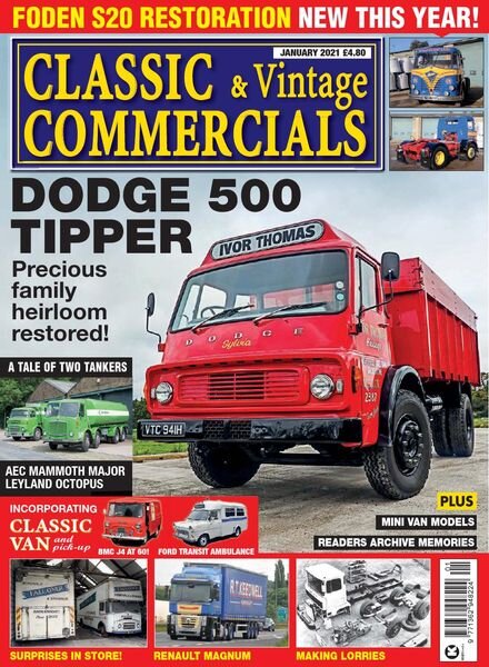 Classic & Vintage Commercials – January 2021 Cover