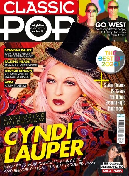 Classic Pop – Issue 67 – January-February 2021 Cover
