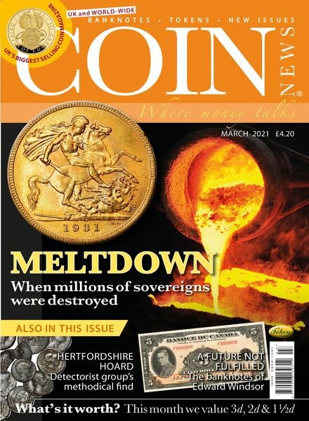 Coin News – March 2021 Cover