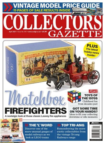 Collectors Gazette – Issue 445 – April 2021 Cover