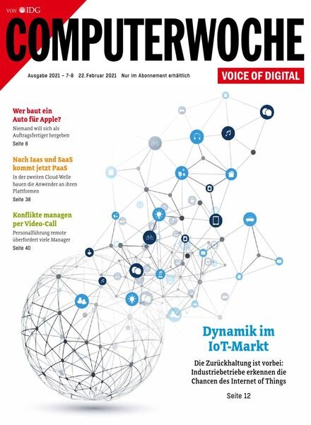 Computerwoche – 22 Februar 2021 Cover