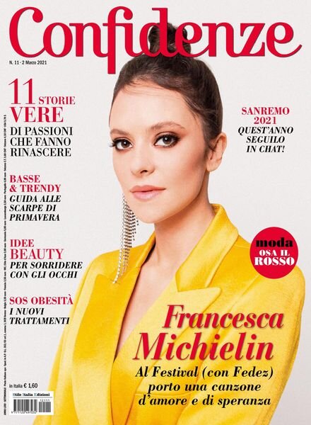 Confidenze – 02 marzo 2021 Cover