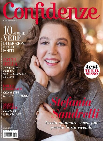 Confidenze – 09 febbraio 2021 Cover