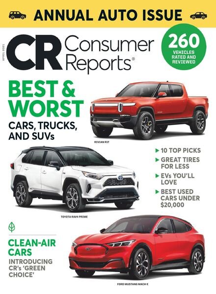 Consumer Reports – April 2021 Cover