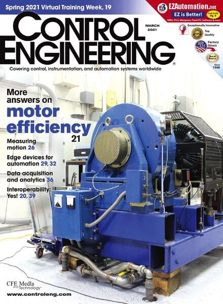 Control Engineering – March 2021 Cover