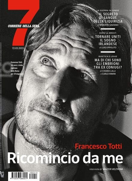 Corriere della Sera Sette – 12 marzo 2021 Cover