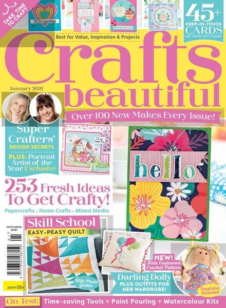Crafts Beautiful – Issue 354 – January 2021 Cover