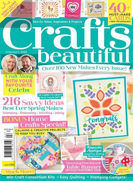 Crafts Beautiful – Issue 355 – February 2021 Cover