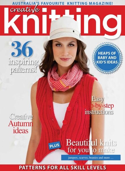 Creative Knitting – March 2021 Cover