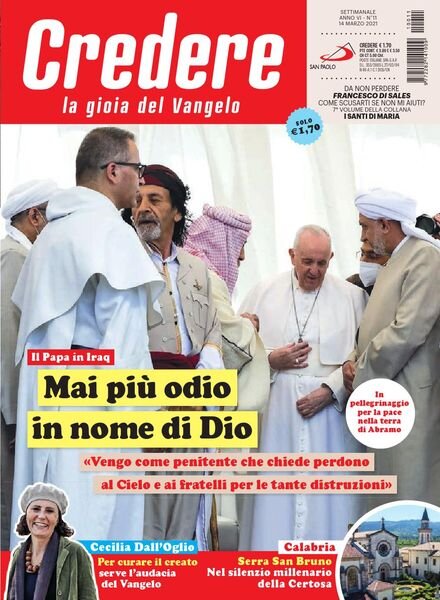 Credere – 14 Marzo 2021 Cover