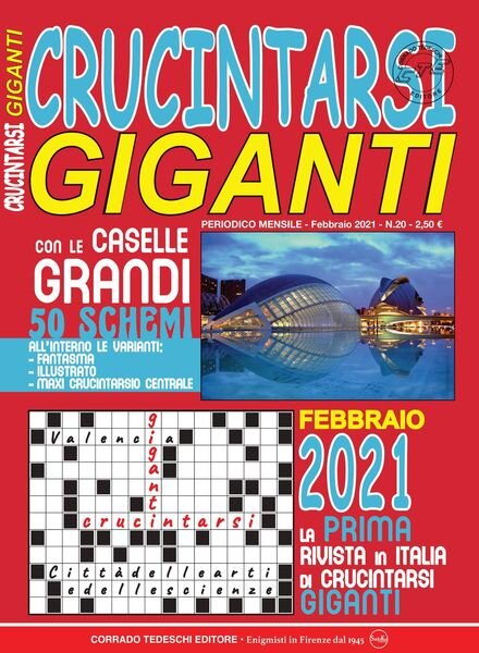 Crucintarsi Giganti – febbraio 2021 Cover