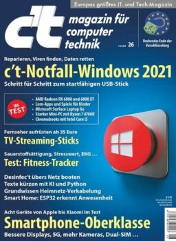 c’t Magazin fur Computertechnik – 05 Dezember 2020