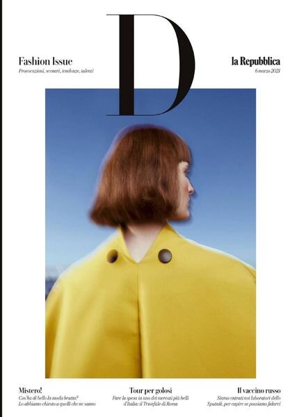 D la Repubblica – 6 Marzo 2021 Cover