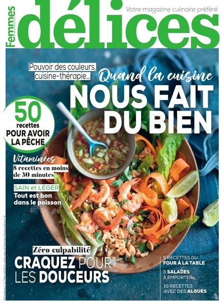 Delices de Femmes d’Aujourd’hui – Mars 2021 Cover