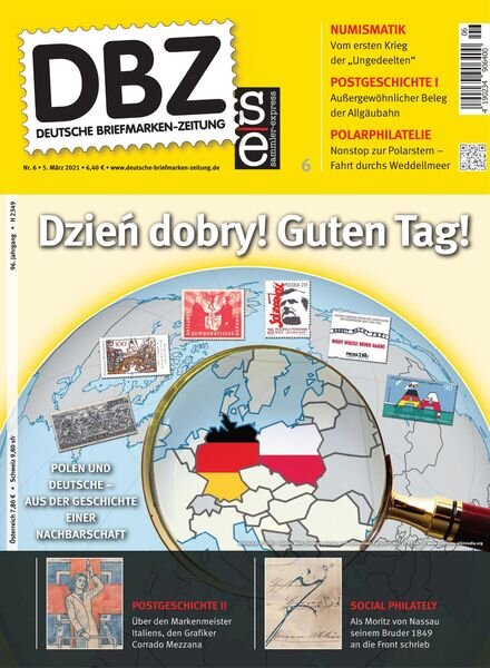 Deutsche Briefmarken-Zeitung – 05 Marz 2021 Cover
