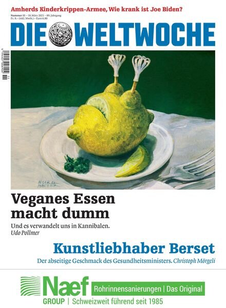 Die Weltwoche – 18 Marz 2021 Cover
