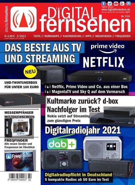 Digital Fernsehen – Februar 2021 Cover
