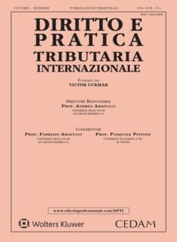 Diritto e pratica tributaria internazionale – Aprile 2020
