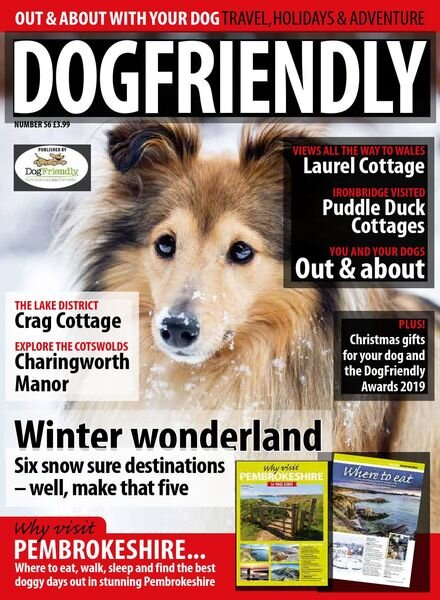 Dog Friendly – Issue 56 – November-December 2019 Cover
