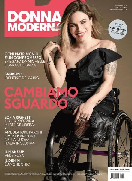 Donna Moderna – 25 febbraio 2021 Cover