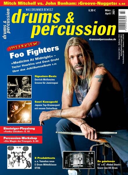 Drums & Percussion – Marz-April 2021 Cover