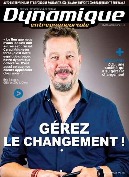 Dynamique Entrepreneuriale – Fevrier-Mars 2021 Cover