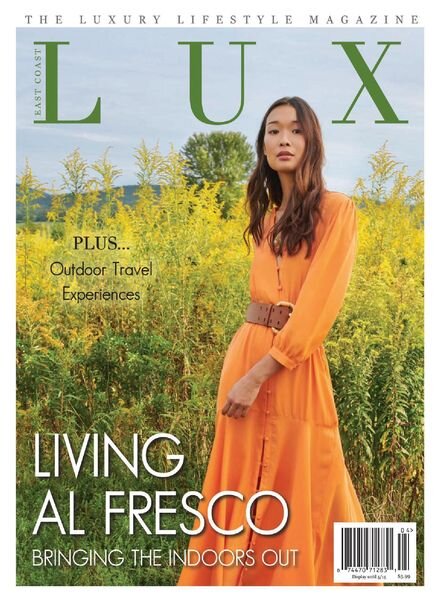 East Coast Lux Lifestyle Magazine – Volume 5 Issue 2 2021 Cover