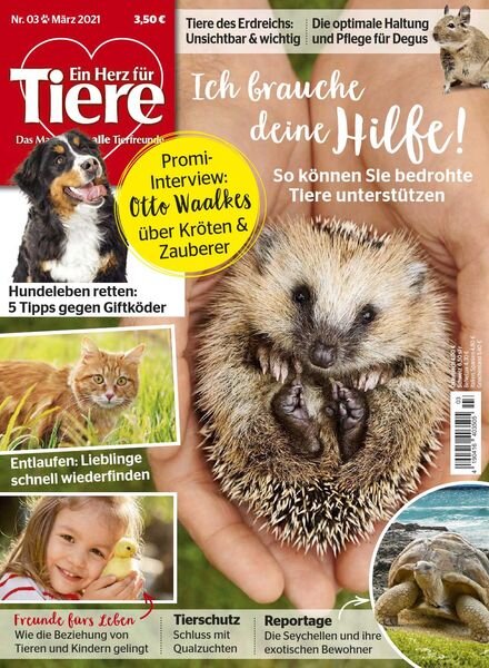 Ein Herz fur Tiere – Marz 2021 Cover