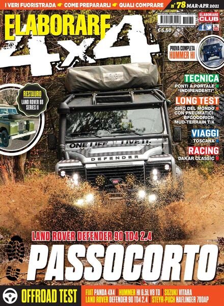 Elaborare 4×4 – Marzo-Aprile 2021 Cover