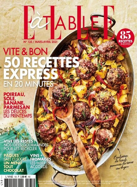 Elle a Table – mars 2021 Cover