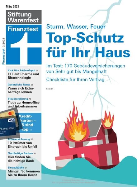 Finanztest – Marz 2021 Cover