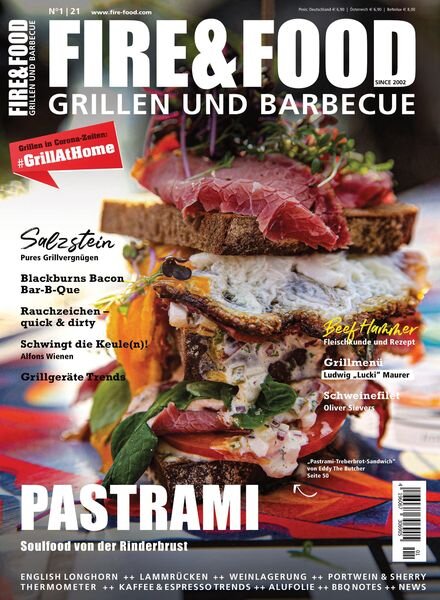 Fire & Food Grillen und Barbecuen – Februar 2021 Cover