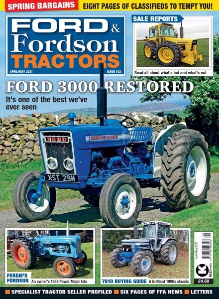 Ford & Fordson Tractors – Issue 102 – April-May 2021 Cover