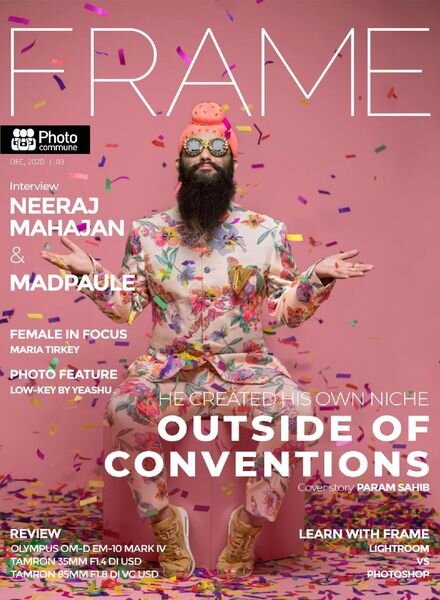 FRAME Photography Magazine by Photocommune – December 2020 Cover
