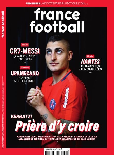 France Football – 9 Mars 2021 Cover
