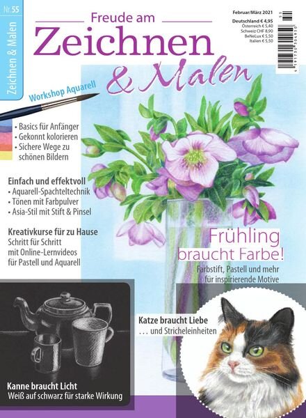 Freude am Zeichnen & Malen – Februar-Marz 2021 Cover