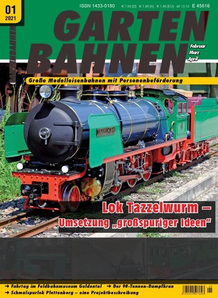 Gartenbahnen – Februar-April 2021 Cover