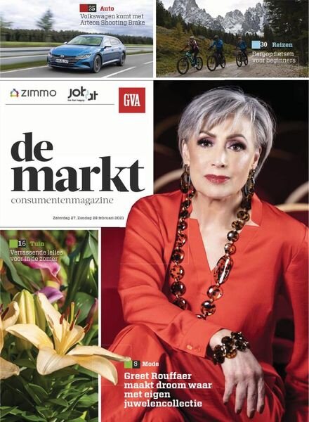 Gazet van Antwerpen De Markt – 27 februari 2021 Cover