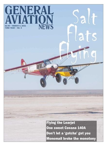 General Aviation News – March 4, 2021 Cover