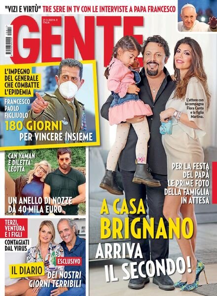 Gente Italia – 27 marzo 2021 Cover