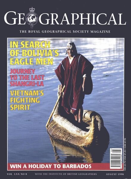Geographical – August 1998 Cover