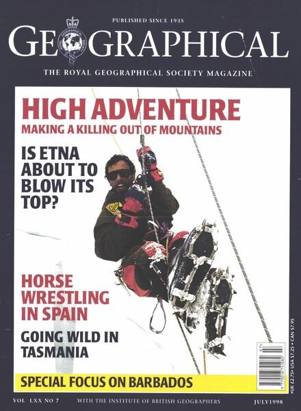 Geographical – July 1998 Cover