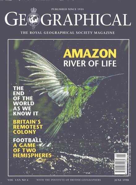 Geographical – June 1998 Cover