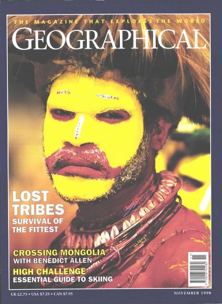 Geographical – November 1998 Cover
