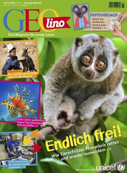GEOlino – Marz 2021 Cover