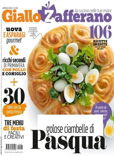 Giallo Zafferano – Aprile 2021 Cover