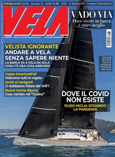 Giornale della Vela – Febbraio 2021 Cover