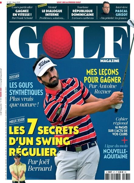 Golf Magazine France – Mars 2021 Cover